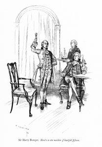 Illustrasjon for Sheridans The School for Scandal (gravering) av Edmund Joseph (after) Sullivan