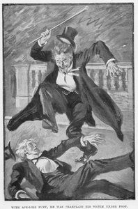 Illustrasjon for Dr Jekyll og Mr Hyde av RL Stevenson
