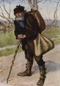 En gang så jeg ham stå midt på en støvete vei av Edmund Joseph Sullivan