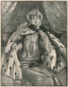 Sarah Bernhardt av Edmund Joseph Sullivan