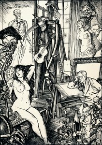 Tegneren - Stage VI, c1920 av Edmund Joseph Sullivan