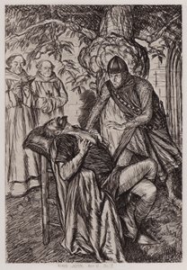 The Life and Death of King John, Act V, Sc 7 (litho) av Edmund Joseph Sullivan