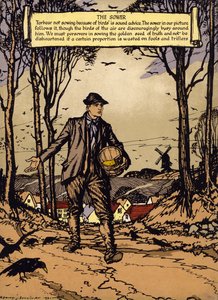 Såmannen (farge litho) av Edmund Joseph Sullivan