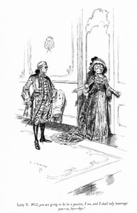 Illustrasjon for Sheridans The School for Scandal av Edmund Joseph after Sullivan