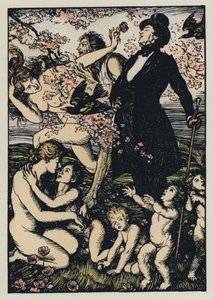 Illustrasjon for Tennysons Maud av Edmund Joseph after Sullivan