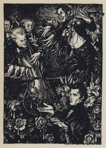 Illustrasjon for Tennysons Maud av Edmund Joseph after Sullivan