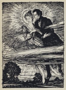 Illustrasjon for Tennysons Maud av Edmund Joseph after Sullivan