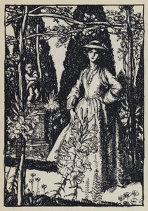 Illustrasjon for Tennysons Maud av Edmund Joseph after Sullivan