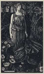 Tennyson, illustrasjon for A Dream of Fair Women and Other Poems