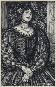 Tennyson, illustrasjon for A Dream of Fair Women and Other Poems