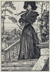 Tennyson, illustrasjon for A Dream of Fair Women and Other Poems av Edmund Joseph after Sullivan