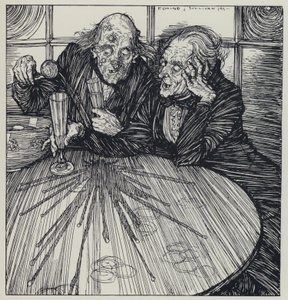 Tennyson, illustrasjon for A Dream of Fair Women and Other Poems av Edmund Joseph after Sullivan