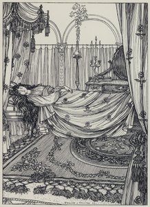 Tennyson, illustrasjon for A Dream of Fair Women and Other Poems