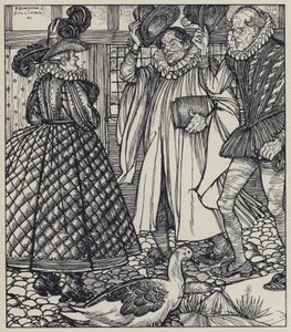 Tennyson, illustrasjon for A Dream of Fair Women and Other Poems av Edmund Joseph after Sullivan