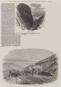 Newtown og Machynlleth Railway, Nord-Wales av Edmund Morison Wimperis