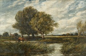 Vanning av hester av Edmund Morison Wimperis