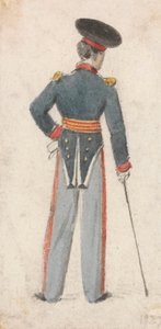 Bakfra av en soldat av Edmund Thomas Parris