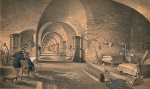 Interiør av Fort Nicholas, 1856