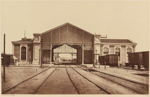 Toulon, Gare (Toulon, togstasjon), 1861 eller senere (bilde) av Edouard-Denis Baldus