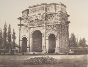 Antikk bue i Orange av Édouard Baldus