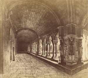 Arles. Klostergangen i Saint-Trophime av Édouard Baldus