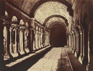 Arles. Klostergangen i Saint-Trophime av Édouard Baldus
