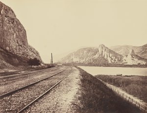 Inngang til Donzère-passet av Édouard Baldus