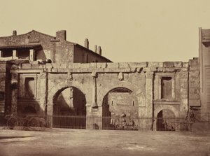 Nîmes. Augustusporten av Édouard Baldus