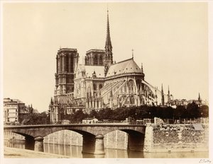 Notre-Dame (Apsis) av Édouard Baldus