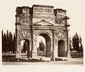 Orange, antikk bue av Édouard Baldus