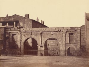 [Augustusporten, Nîmes] av Édouard Baldus