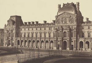 Pavillon Turgot, Louvre, Paris av Édouard Baldus