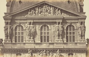 [Andre etasje i Pavillon Richelieu, Louvre, Paris] av Édouard Baldus