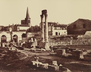 Romersk teater i Arles av Édouard Baldus