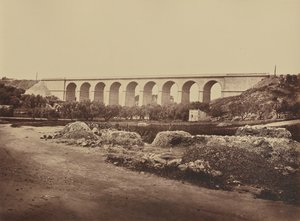 Bandol-viadukten. av Édouard Baldus