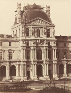 Utsikt over Louvre, 1855-1857. av Édouard Baldus