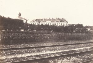 Gard Abbey nær Abbeville av Edouard Denis Baldus