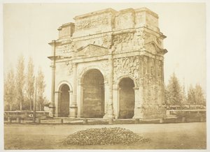 Arc Antique a Orange av Edouard Denis Baldus
