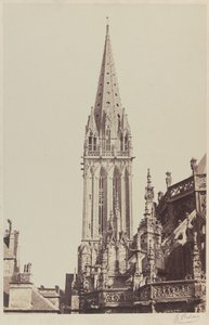 Saint-Pierre-kirken, Caen av Edouard Denis Baldus