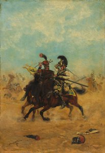 Kamp for fargene av Edouard Detaille