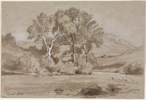 Utsikt nær Tivoli av Edouard Detaille