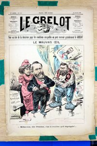 Omslag til "" Le Grelot "", Satirical in Colors