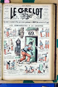 Omslag til "" Le Grelot"", nummer 1025, Satirical in Colors