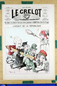 Omslag til "" Le Grelot "", nummer 908, Satirique en Couleurs