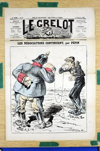 Omslag til ""Le Grelot"", nummer 388, Satirical in Colors