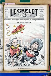 Cover av ""The Grelot"", Satirical in Colors av Edouard Guillaumin Pepin