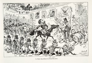 The Departure of the Starving den andre desember, fra History of the Third Republic, Vol. I, Politisk historie, pub.1933 av Edouard Guillaumin Pepin