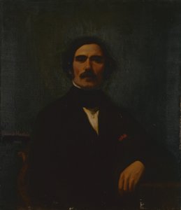 Selvportrett av Édouard Hostein