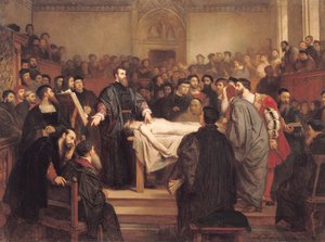Andreas Vesalius (1514-64) i Padua, 1859