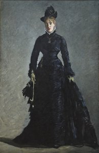 En parisisk dame (olje på lerret) av Édouard Manet